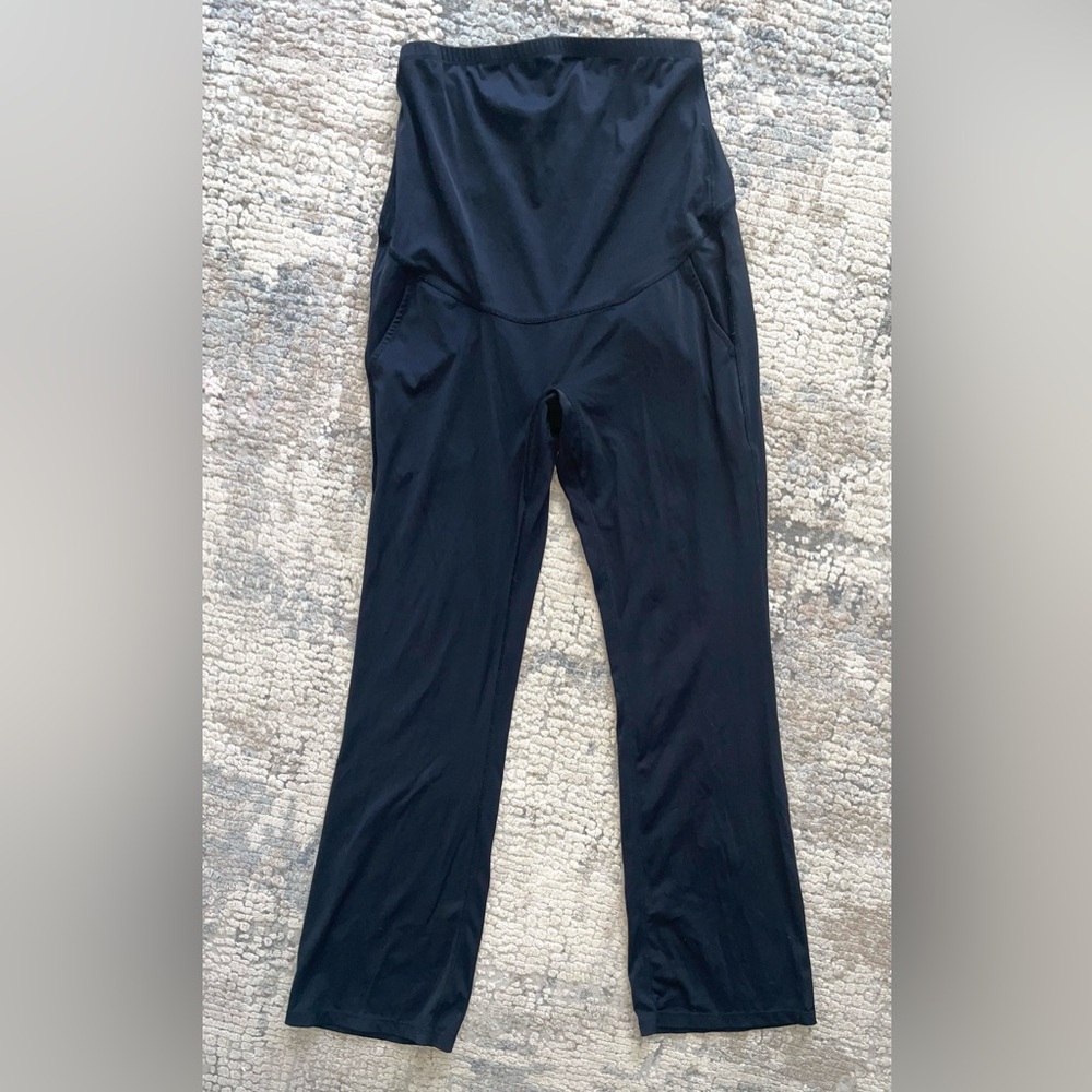 Flare maternity yoga pants